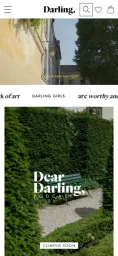 Darling Society — Shopify storefront on mobile