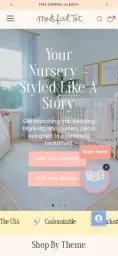 Modified Tot — Shopify storefront on mobile