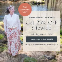 Midsummer flash-sale campaign email for Modern Prairie — 25% off sitewide