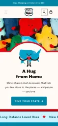 Stuffed States — Shopify storefront on mobile