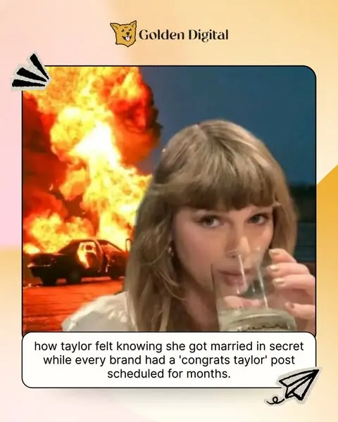 Okay so Taylor Swift got married at Madison Square Garden on July 3rd and somehow kept it a secret until the last minute. 💀 Every brand, ev